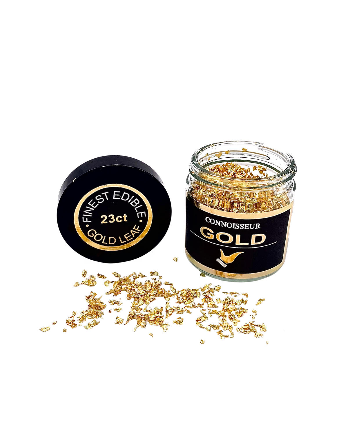 23ct Red Edible Gold Leaf Flakes - 100mg